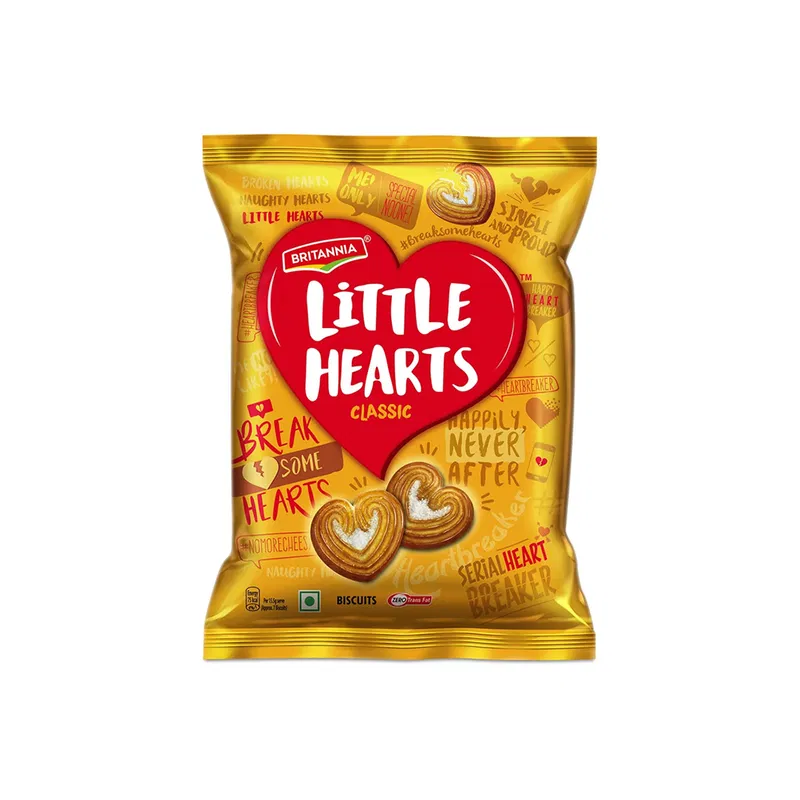 Britannia Classic Little Hearts 75g