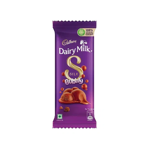 Cadbury Dairy Milk Silk Bubbly Chocolate Bar 46g