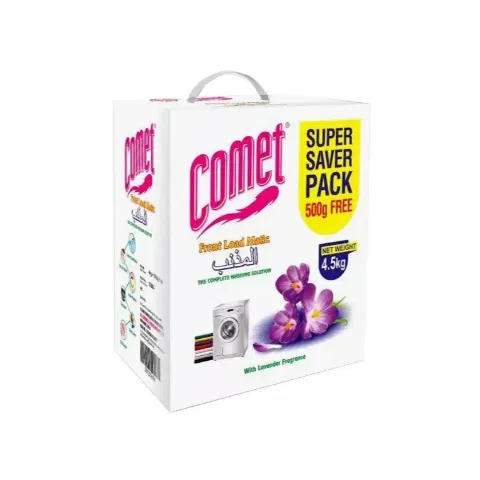 Comet Front Load Matic Detergent Washing Powder, 4kg + 500gm Free 5kg