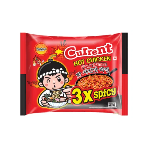 Current 3x Spicy Hot Chicken Flavor Ramen Noodles 100g