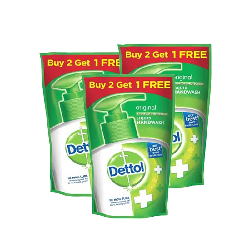Dettol Original Handwash Refill 175ml (Buy 2 Get 1 Free) 525ml