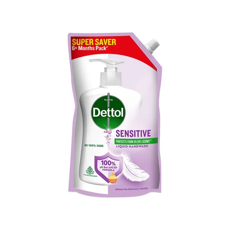 Dettol Sensitive Hand Wash Refill Pouch 675ml