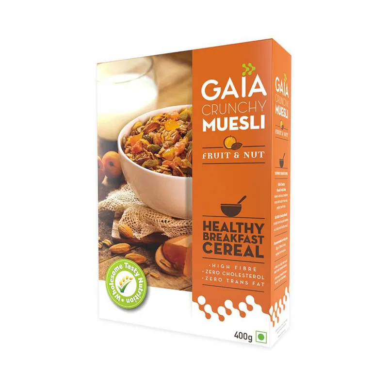 Gaia Crunchy Muesli Fruit and Nuts 400g