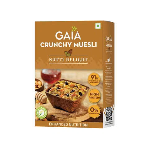 Gaia Crunchy Nutty Delight Muesli 400g