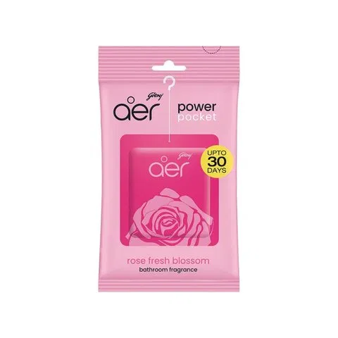 Godrej Aer Power Pocket Fresh Rose Blossomn Air Freshener 10g