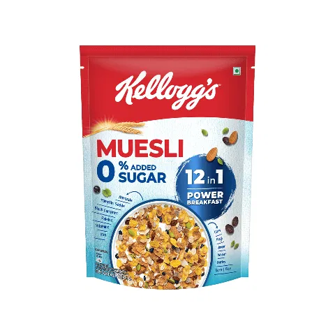 Kellogg's with 0% Added Sugar Muesli 500g