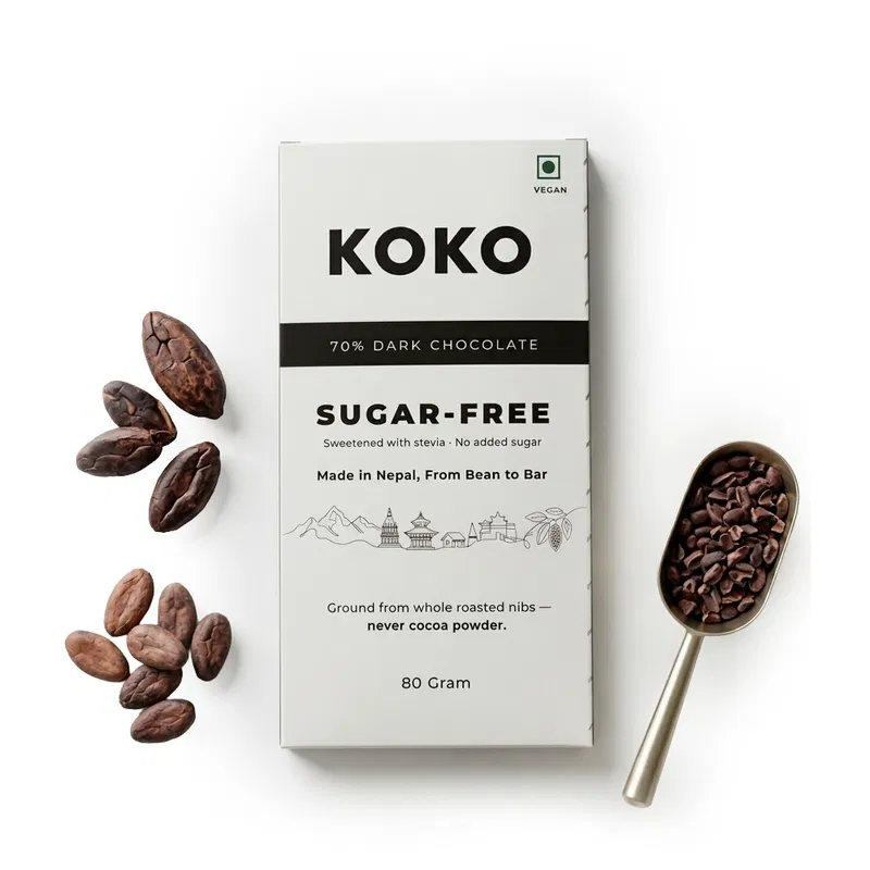 KOKO 70% Cocoa Sugar Free Chocolate 80g
