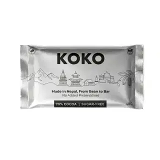 KOKO 70% Cocoa Sugar Free Chocolate