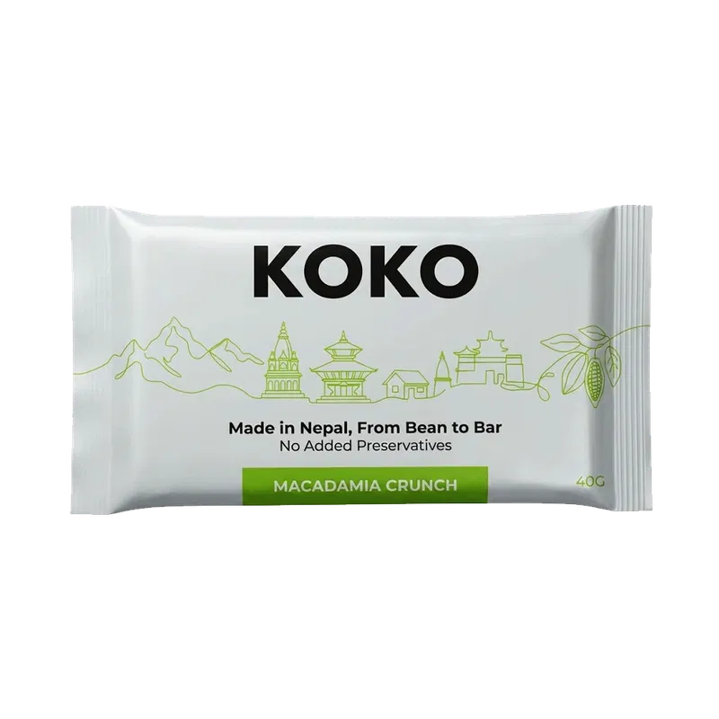KOKO 70% Macadamia Crunch Chocolate 40g