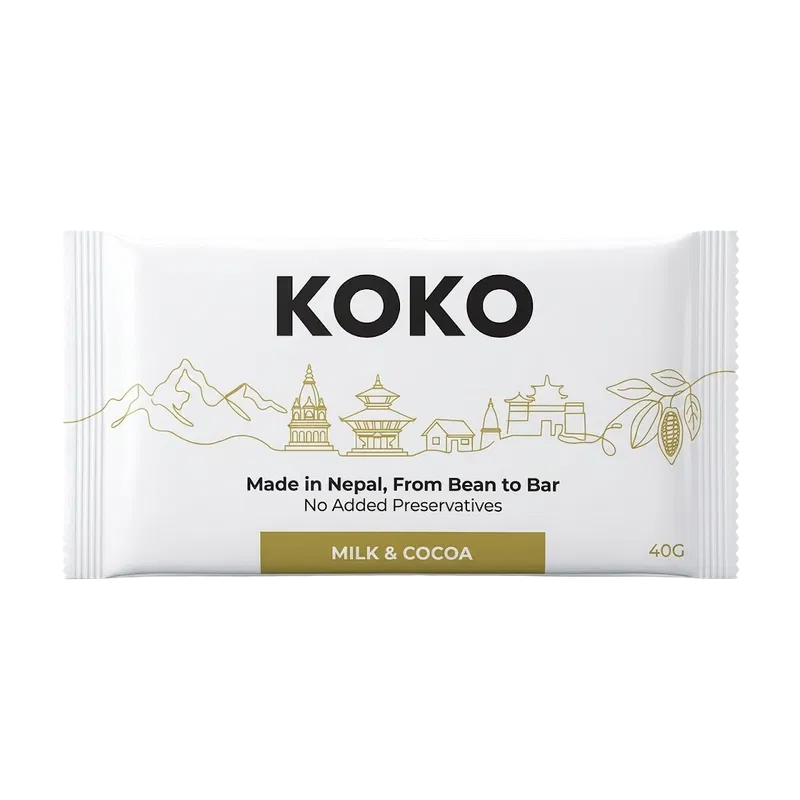 KOKO 70% Milk & Cocoa Chocolate 40g