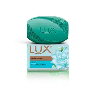 Lux Lotus Fresh Glow Plus Vitamin C + Mint Soap