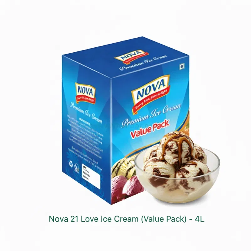 Nova 21 Love Ice Cream (Value Pack) 4l