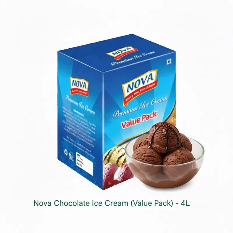 Nova Chocolate Ice Cream (Value Pack) 4l