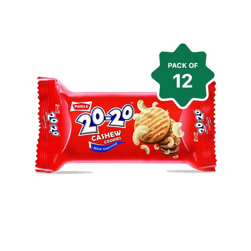 Parle 20-20 Cashew Cookies 30g