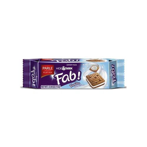 Parle Hide & Seek Fab Vanilla Cookies 112g