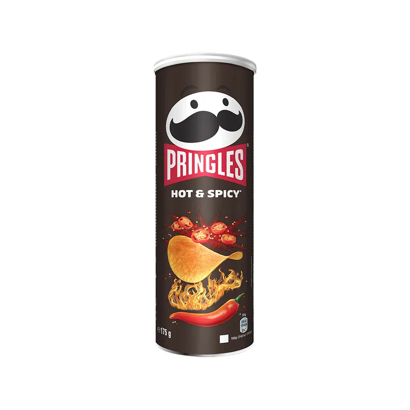 Pringles Hot & Spicy Potato Chips 102g