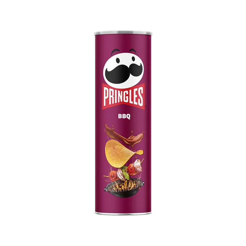 Pringles Saucy BBQ Potato Chips 102g
