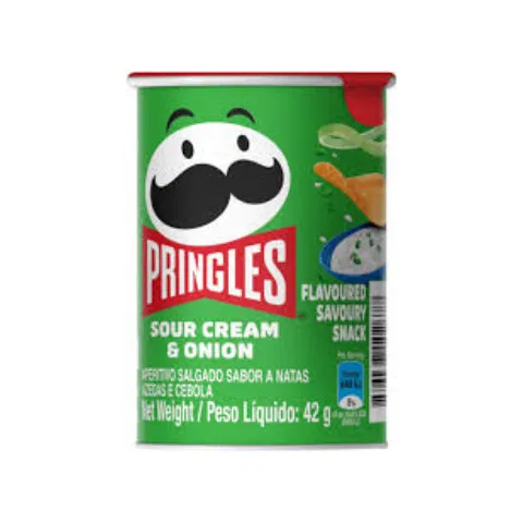 Pringles Sour Cream & Onion Potato Chips 42g