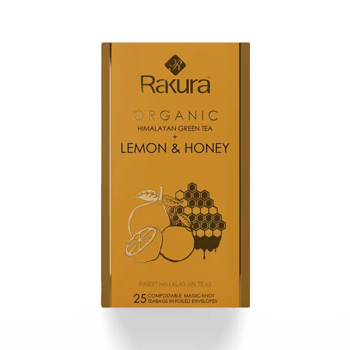 Rakura Organic Lemon & Honey Himalayan Green Tea (25Tea Bag) 37.5g