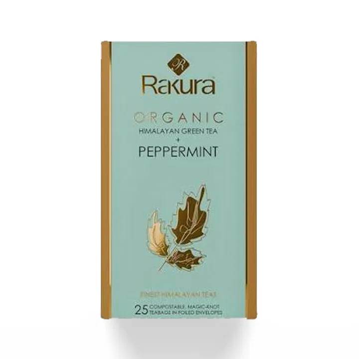 Rakura Organic Pepprermint Himalayan Green Tea (25Tea Bag) 37.5g