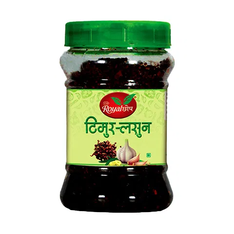 Royal Chhop (Royal छोप) Timmur Lasun Chhop Pickles 500g