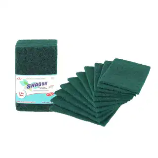 Shagun Green Scrubber Pad (Pack of 10) 1Bundle