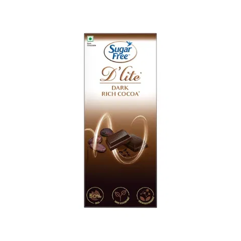 Sugar Free D'Lite Rich Cocoa 50% Dark Chocolate 80g