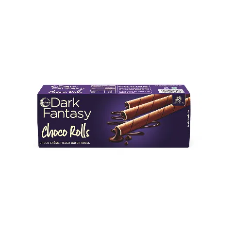 Sunfeast Dark Fantasy Chocc Rolls Choco Creme Filled Wafer Rolls 60g