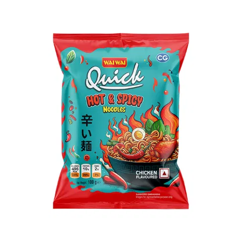 Wai Wai Quick Hot & Spicy Noodles 100g