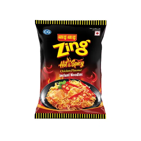 Wai Wai Zing Hot & Spicy Chicken Flavoured Instant Noodle 60g