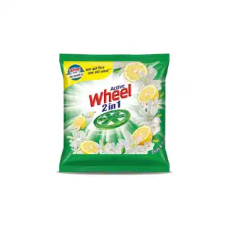 Wheel Active 2-in-1 Green Detergent Powder 450g