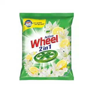 Wheel Active 2-in-1 Green Detergent Powder